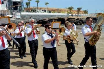 Misa y procesión terrestre-marítima de la playa de Ojos de Garza (Foto TA)